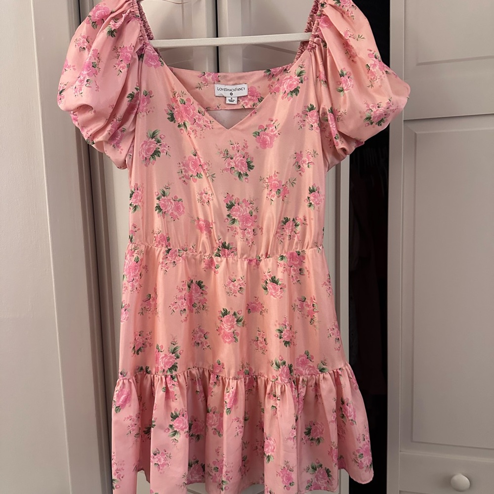 Loveshack Fancy x Target Pink Dress